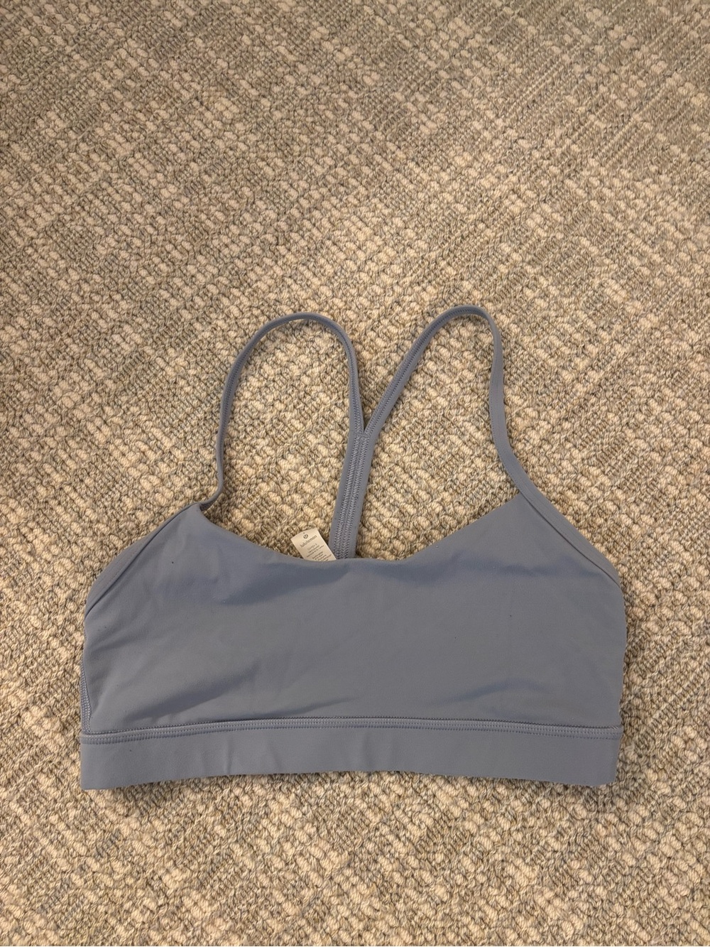 lululemon athletica Light Blue Strappy Sports Bra